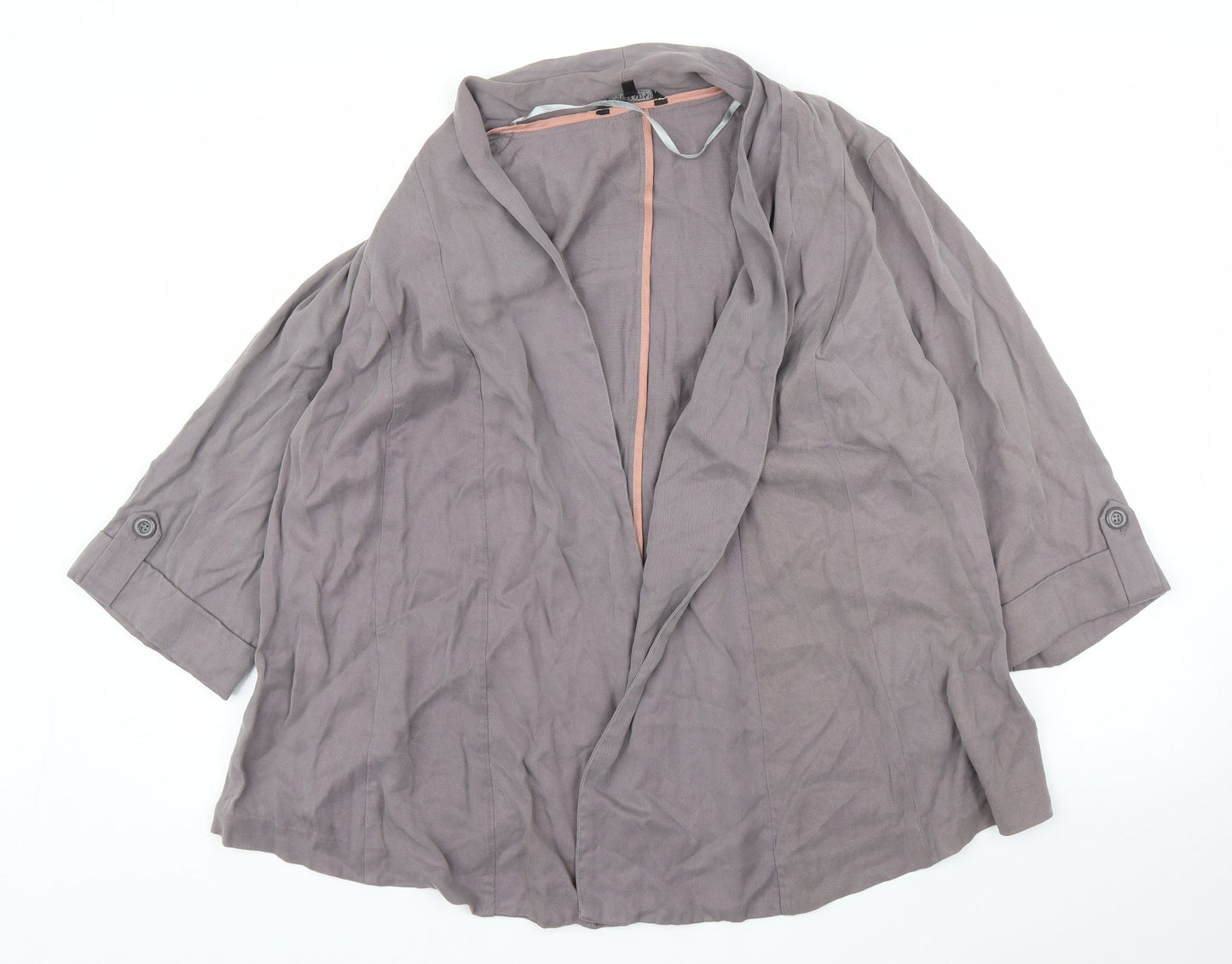 M&Co Womens Grey   Jacket Blazer Size 18