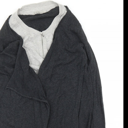 Womens UK Size M Kookai Grey Cardigan Jumper