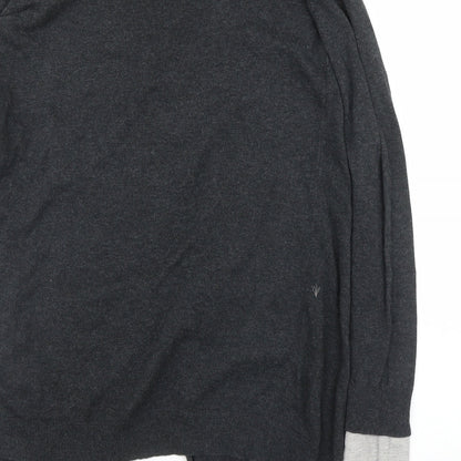 Womens UK Size M Kookai Grey Cardigan Jumper