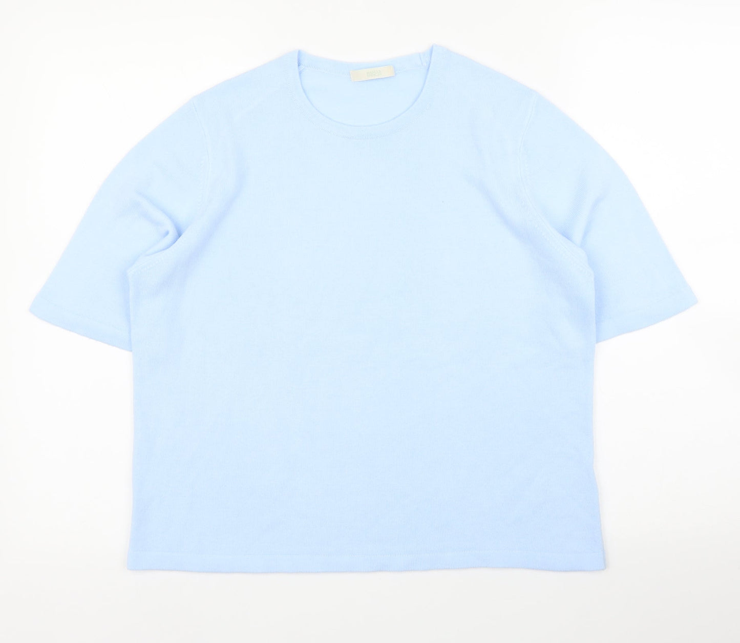M&S Womens Blue   Basic Blouse Size 16
