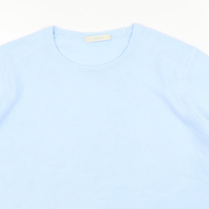 M&S Womens Blue   Basic Blouse Size 16