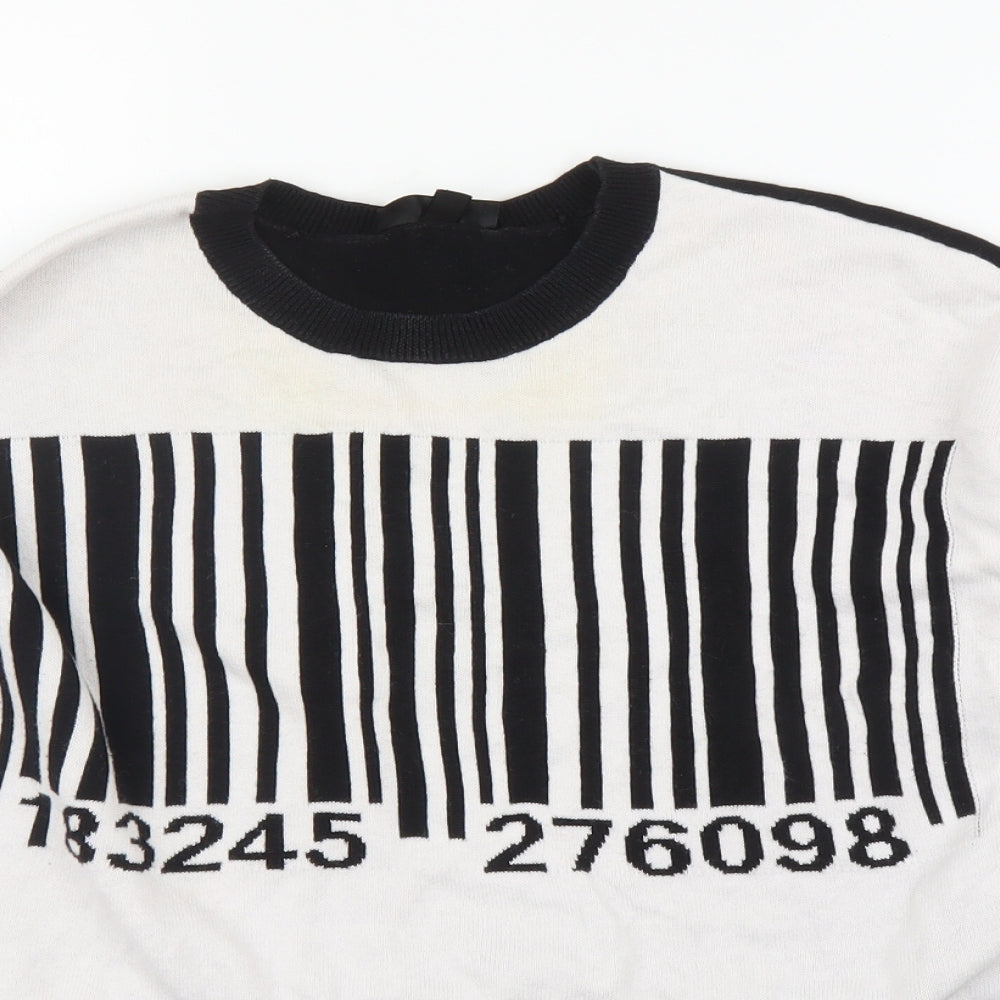Womens UK Size 10 Topshop Black Pullover Jumper