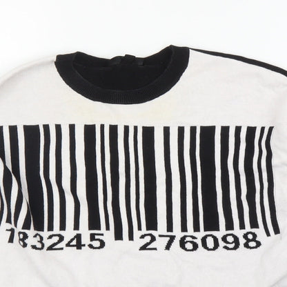 Womens UK Size 10 Topshop Black Pullover Jumper