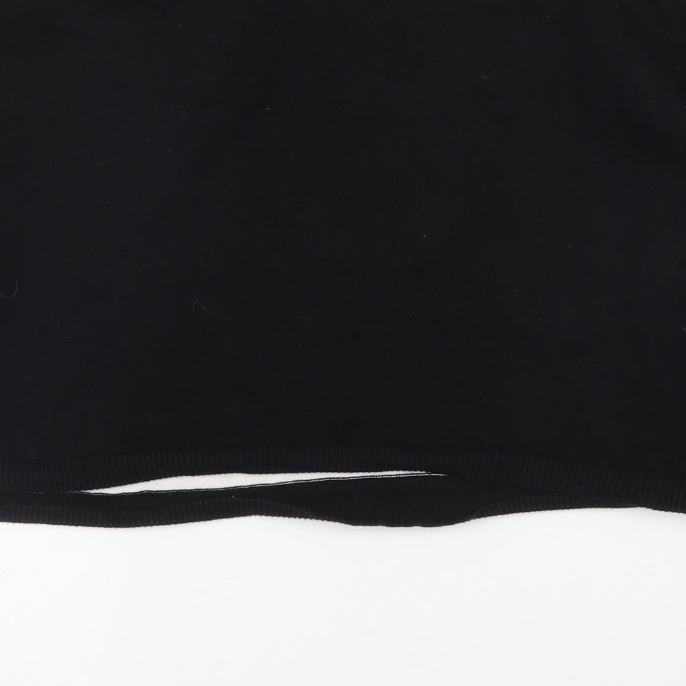 Womens UK Size 10 Topshop Black Pullover Jumper