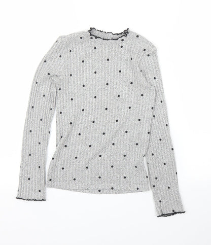 F&F Girls Grey   Pullover Jumper Size 9 Years