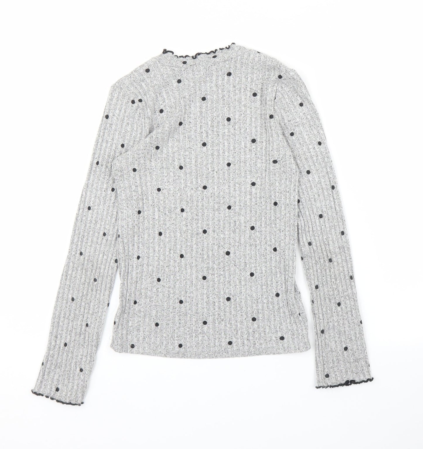 F&F Girls Grey   Pullover Jumper Size 9 Years