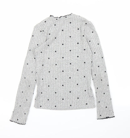 F&F Girls Grey   Pullover Jumper Size 9 Years
