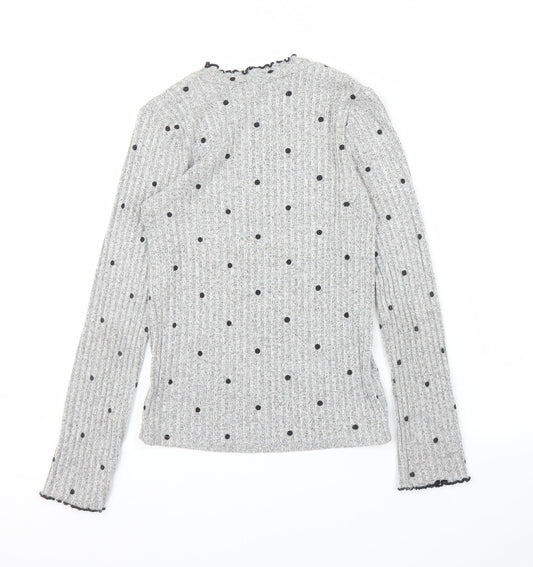 F&F Girls Grey   Pullover Jumper Size 9 Years