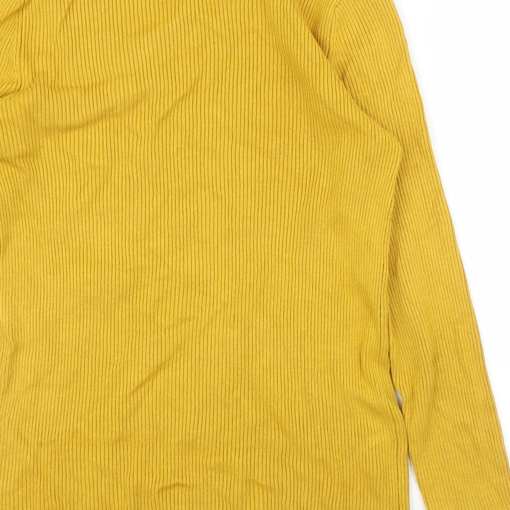 Womens UK Size 12 M&S Yellow Pullover Jumper