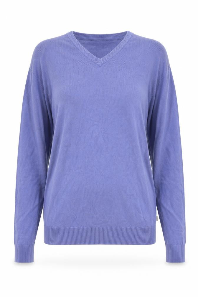 Womens UK Size S Cotton Traders Blue Pullover Jumper