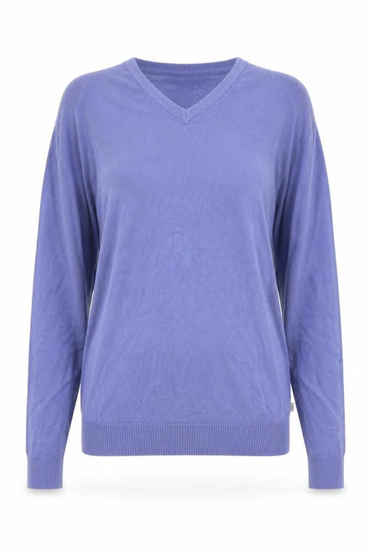 Womens UK Size S Cotton Traders Blue Pullover Jumper