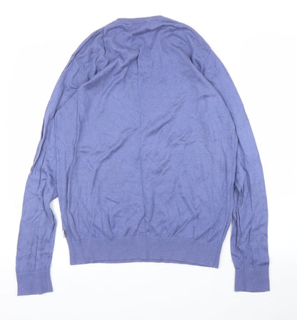 Cotton Traders Womens Blue   Pullover Jumper Size S