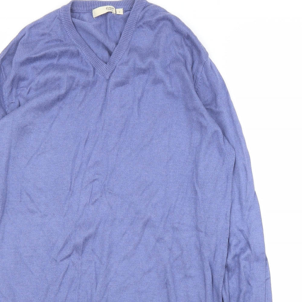 Cotton Traders Womens Blue   Pullover Jumper Size S
