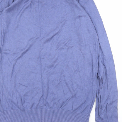 Cotton Traders Womens Blue   Pullover Jumper Size S