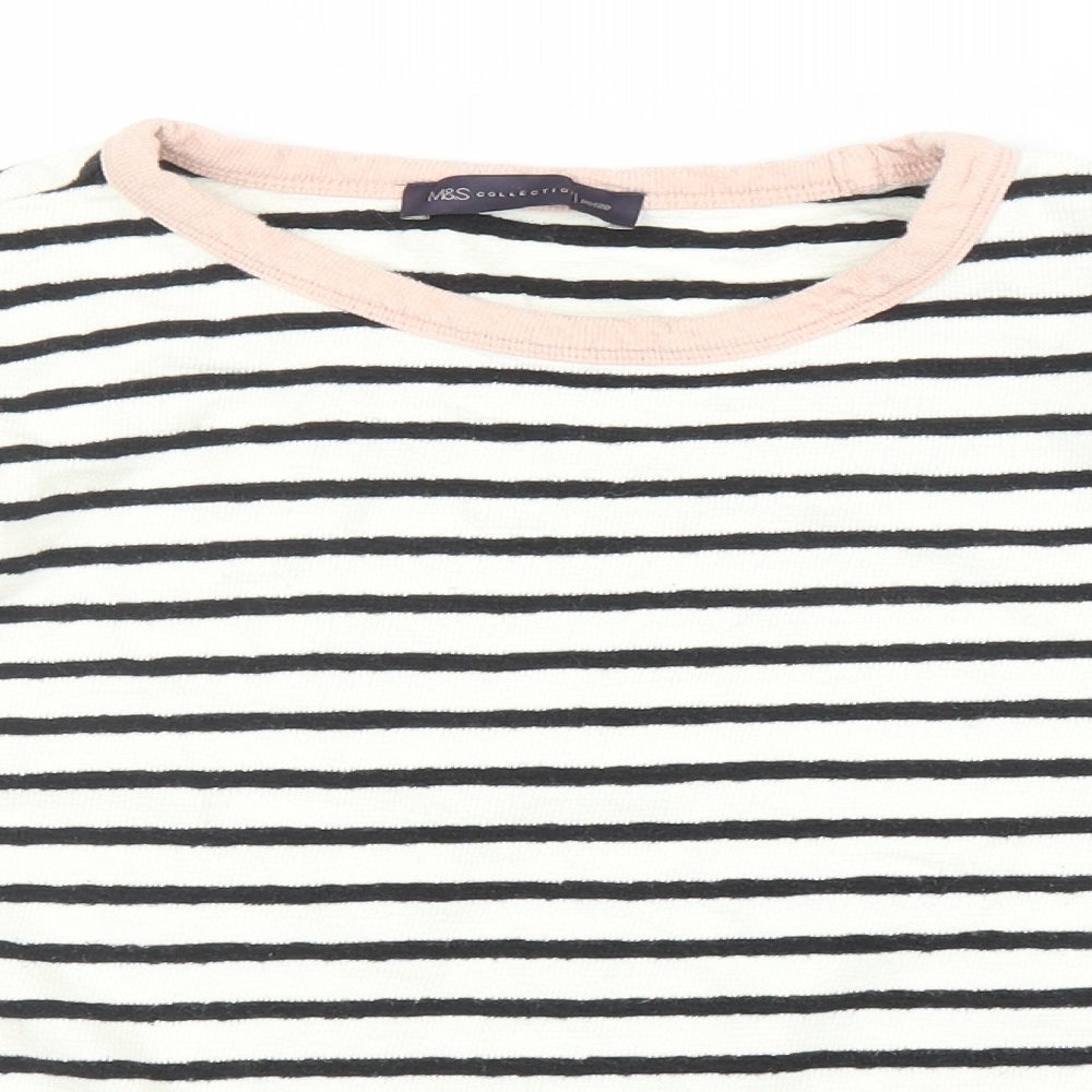 Womens UK Size 18 M&S White Pullover Jumper