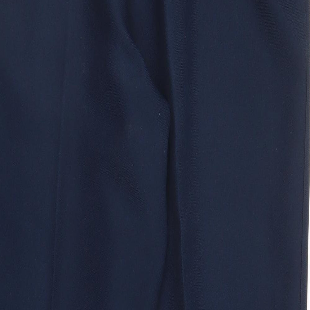 Womens UK Size L Preworn Regular Fit Capri Blue Trousers