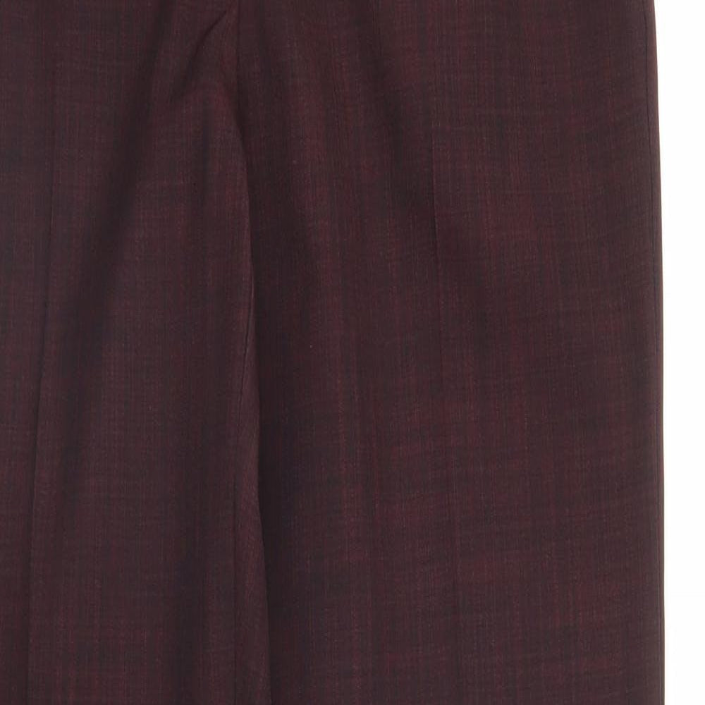 Womens UK Size 8 M&S Regular Fit  Purple Trousers