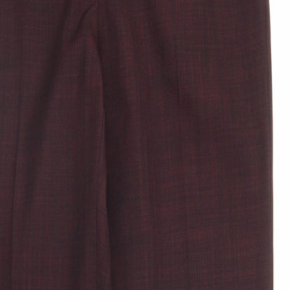 Womens UK Size 8 M&S Regular Fit  Purple Trousers