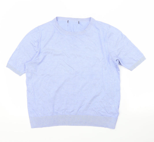 M&S Womens Purple   Basic Blouse Size 14