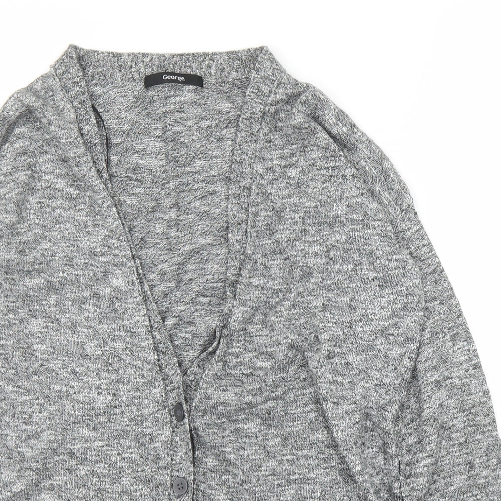 George Womens Grey   Cardigan Jumper Size 8