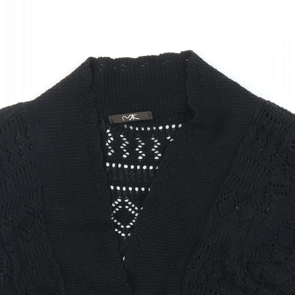 Womens UK Size 18 MK Black Cardigan Jumper