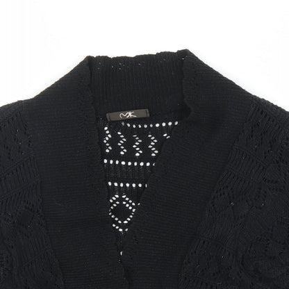 Womens UK Size 18 MK Black Cardigan Jumper