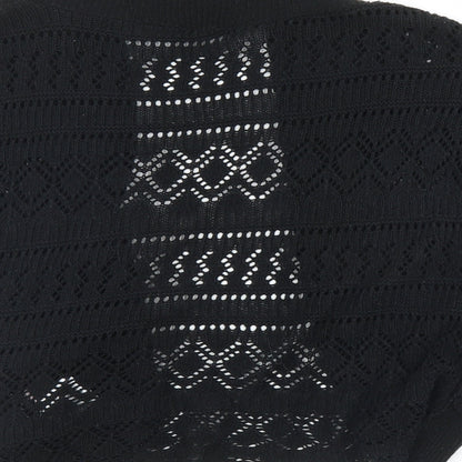 Womens UK Size 18 MK Black Cardigan Jumper