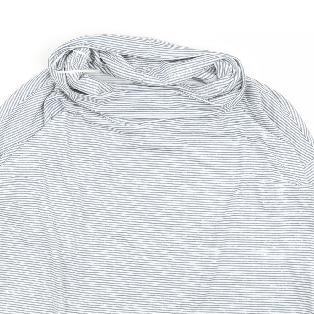 TU Womens Grey Striped  Pullover Jumper Size 12