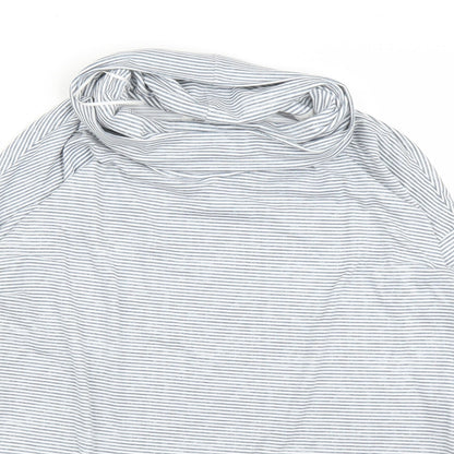 TU Womens Grey Striped  Pullover Jumper Size 12