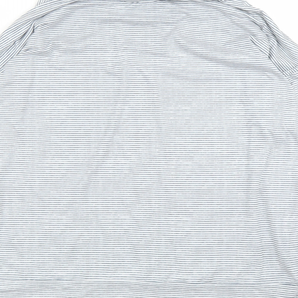 TU Womens Grey Striped  Pullover Jumper Size 12