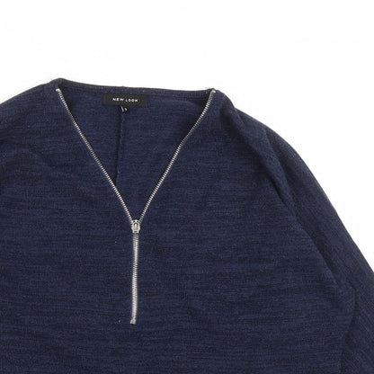 Womens UK Size S New Look Blue Pullover Jumper