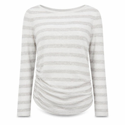 H&M Womens Grey Striped  Pullover Jumper Size S