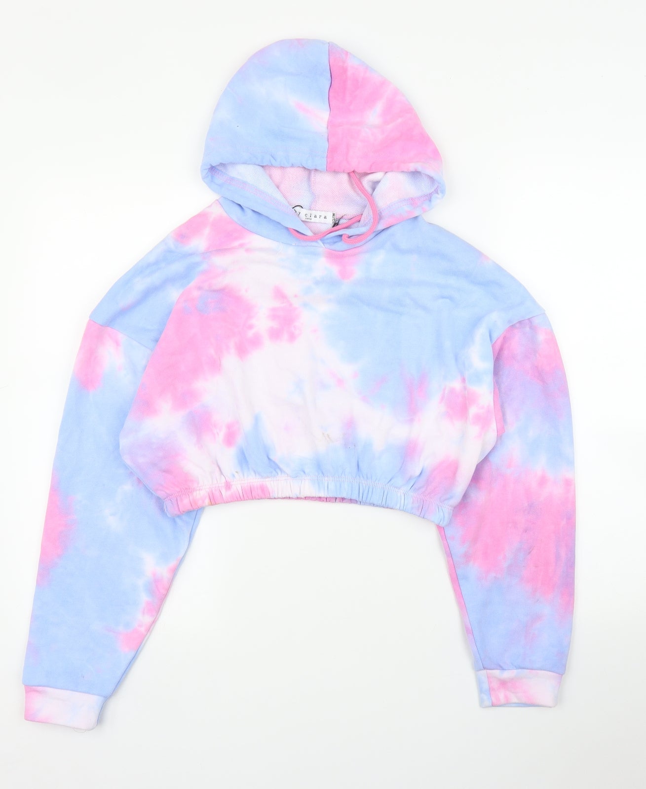 By Clara Womens Purple   Pullover Hoodie Size S  - Tie-Dye