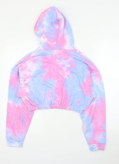 By Clara Womens Purple   Pullover Hoodie Size S  - Tie-Dye