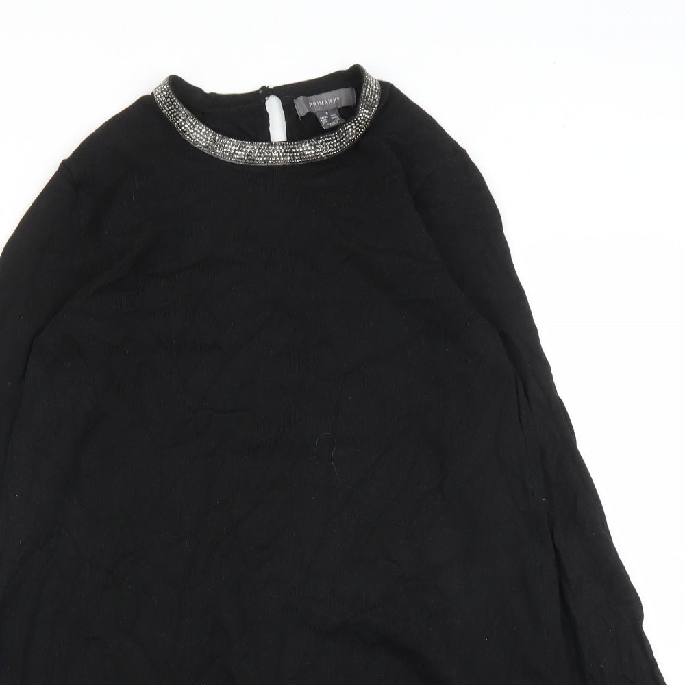 Primark Womens Black   Tunic Blouse Size S