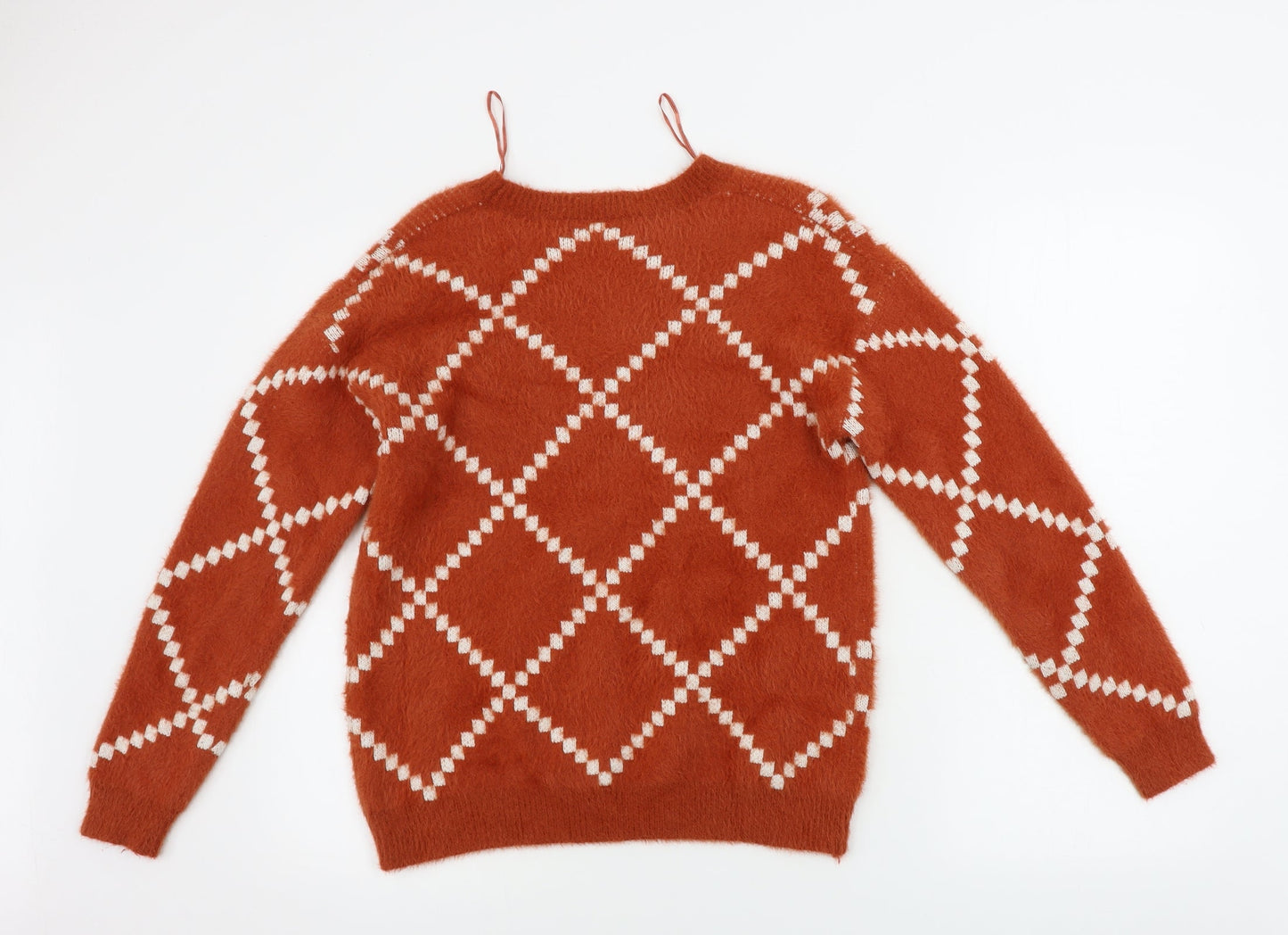 Womens UK Size M Matalan Brown Pullover Jumper