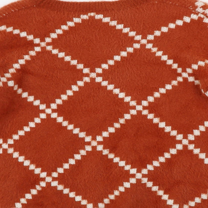 Womens UK Size M Matalan Brown Pullover Jumper