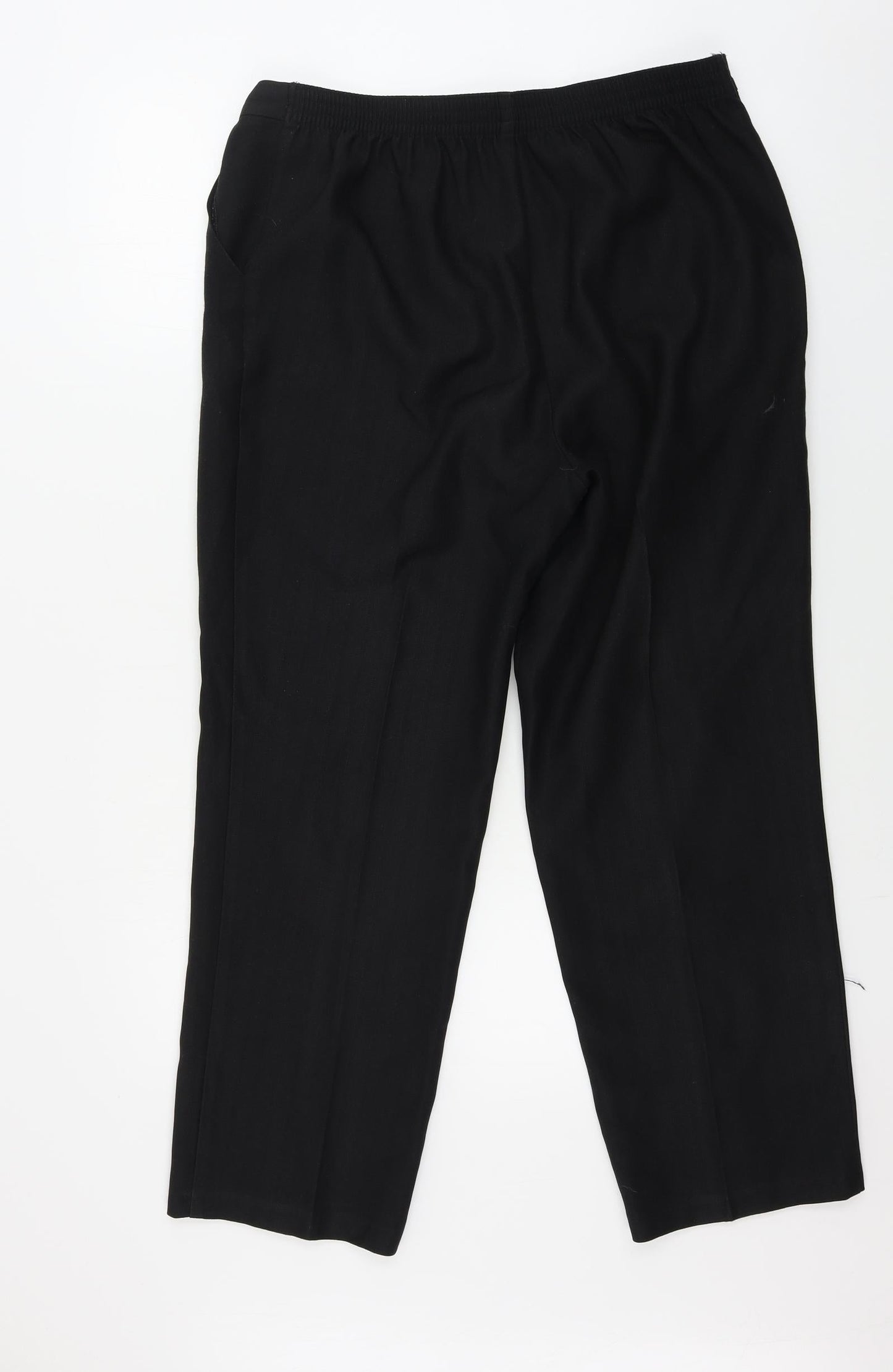 Womens UK Size 14 Marks and Spencer Regular Fit  Black Trousers