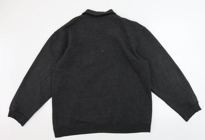 For Men  Mens Grey Geometric   Polo Size M