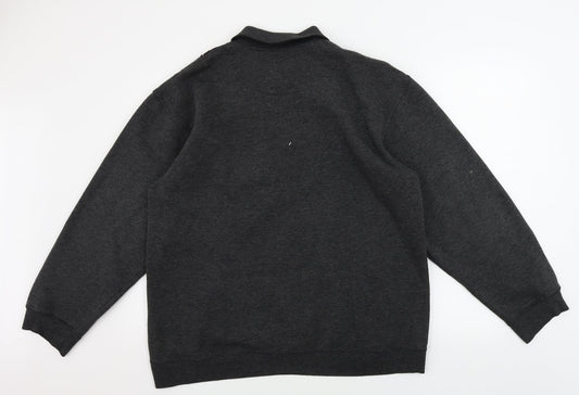 For Men  Mens Grey Geometric   Polo Size M