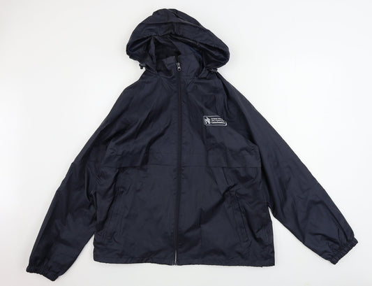 Mens UK Size S Result Blue Rain Coat