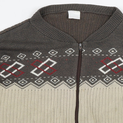 Mens UK Size M Preworn Brown Gilet