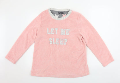 Womens UK Size XL love to lounge Pink Pullover Jumper