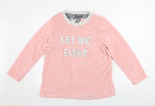 Womens UK Size XL love to lounge Pink Pullover Jumper