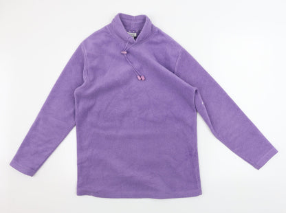 Womens UK Size M para Purple Pullover Jumper