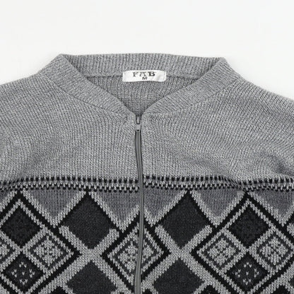 Mens UK Size M pab Grey Jacket