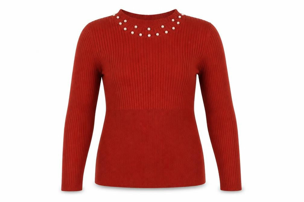 Front view of Candy girls’ brown jumper, size 13, years