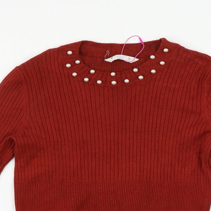 Candy Girls Brown   Pullover Jumper Size 13 Years