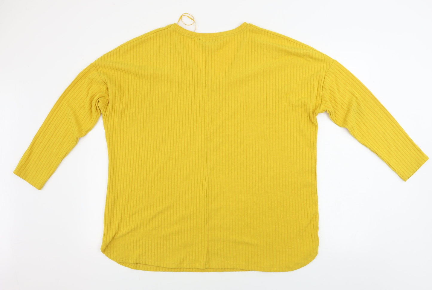 Womens UK Size 14 New Look Yellow Pullover Jumper