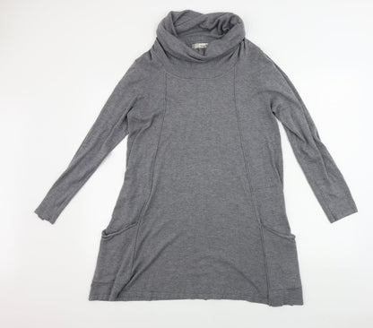 voules vous Womens Grey   Jumper Dress  Size M